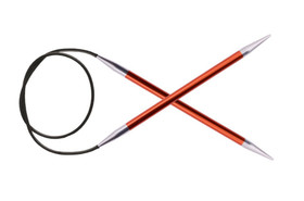 KnitPro Zing alumiini pyöröpuikko 80 cm, 2.0 - 8.0 mm