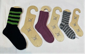 Sukkaplokit, 2 kpl, koivuvaneri