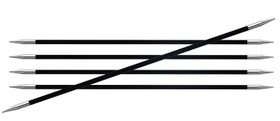 KnitPro Karbonz hiilikuituiset sukkapuikot, 15 cm, 1.0 - 3.5 mm