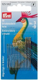 Kirjontaneulalajitelma nro 3 - 9 terävä