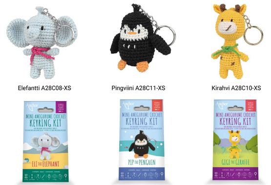 Anchor Mini Amigurumi Crochet Keyring Kit