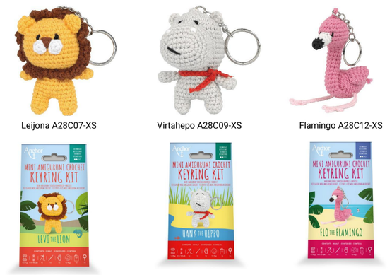 Anchor Mini Amigurumi Crochet Keyring Kit