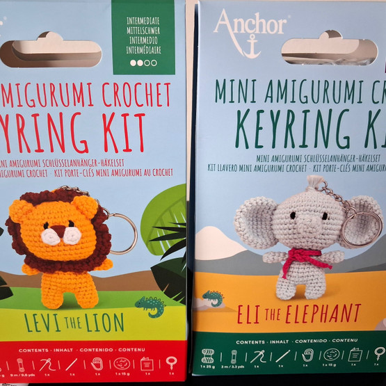 Anchor Mini Amigurumi Crochet Keyring Kit