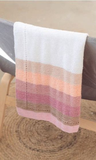 Katia Concept Baby Care Merino -lankapaketti vauvanpeittoon