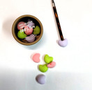 Katia Heart -silmukkastopparit / kärkisuojat puikkoihin, 6 kpl