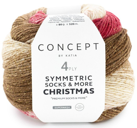 Katia Concept Christmas Symmetric Socks & More 