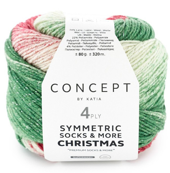 Katia Concept Christmas Symmetric Socks & More 