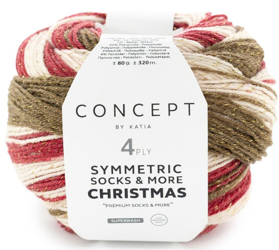 Katia Concept Christmas Symmetric Socks & More 