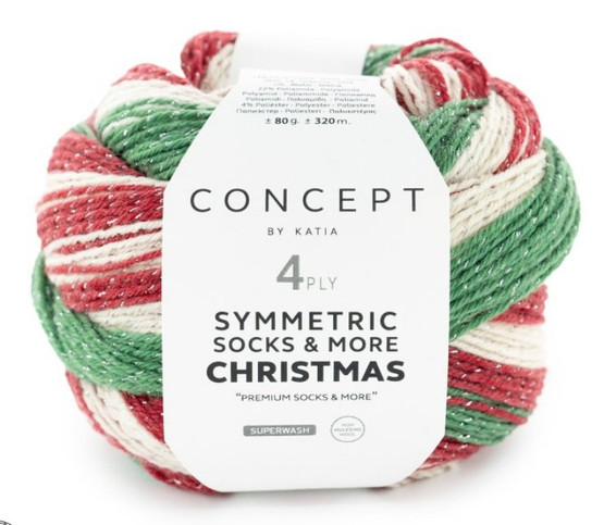 Katia Concept Christmas Symmetric Socks & More 