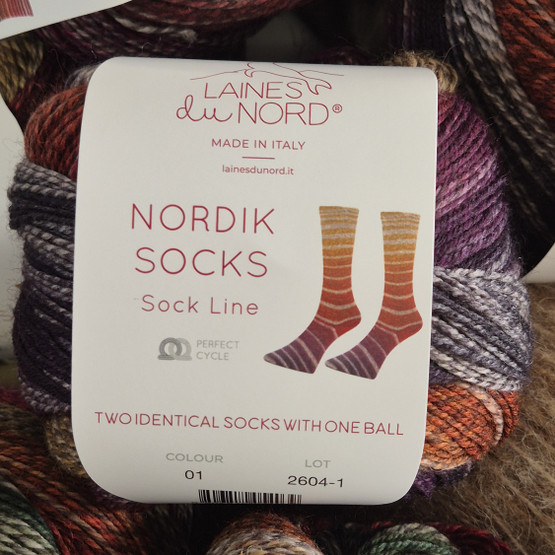 Laines du Nord Nordik Socks -merinovillasukkalanka
