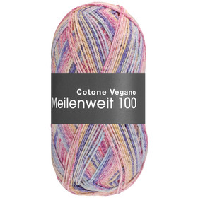 Lana Grossa Meilenweit 100 Cotone Vegano Mango -kesäsukkalanka