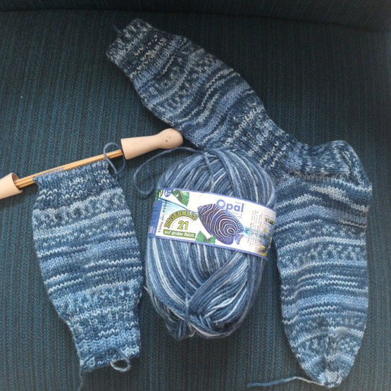 Opal Regenwald 21, 6-säikeinen sukkalanka