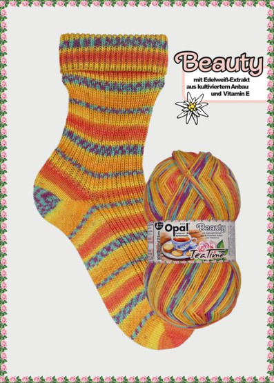 Opal Beauty Balance TeaTime 4-ply