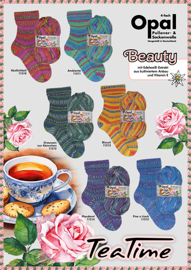 Opal Beauty Balance TeaTime 4-ply