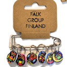 Falk silmukkamerkit, erilaisia lajitelmia