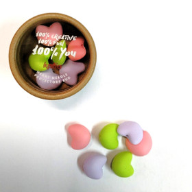 Katia Heart -silmukkastopparit / kärkisuojat puikkoihin, 6 kpl