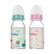 BABYNOVA lasinen tuttipullo 120 ml, pullotutin kanssa 