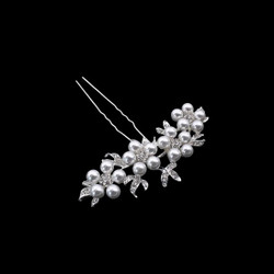 Helmikukat helmikristalli hiuskoriste / hiuspinni (hengetön)