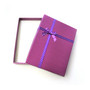Polka dot lahjarasia koruille Fuksia/Violetti 12 x 16 x 3cm