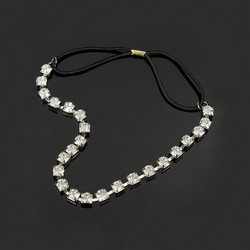 Isot strassineliöt hiuskoru tai joustava hiuspanta