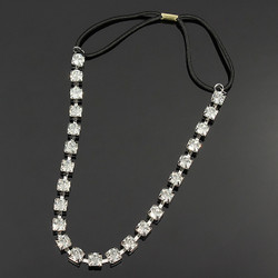 Isot strassineliöt hiuskoru tai joustava hiuspanta