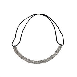 4-rivinen strassi hiuskoru tai joustava hiuspanta