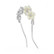 Helmisydänkukka kristallikoristeinen haarukkapinni / nutturaneula 1kpl
