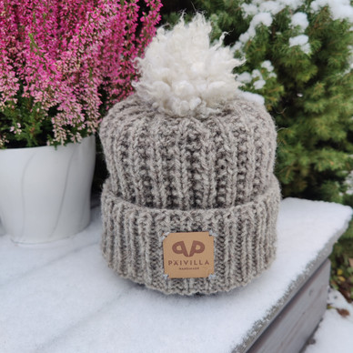 Päivillan Toivo -pipa neuleohje (koko lapsi/aikuinen)