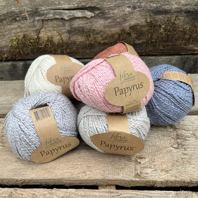 Fibra Natura Papyrus - 78 % puuvillaa, 22 % silkkiä (50 g / 120 m)