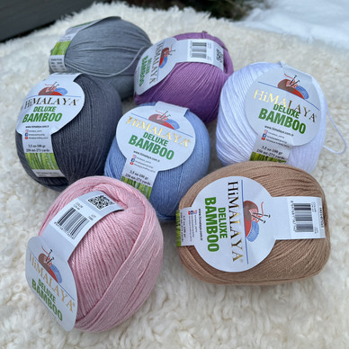 Himalaja Deluxe Bamboo - 60 % bambu, 40 % puuvilla (100 g / 250 m)