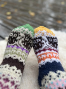 Päivilla PÖLLÖ-villasukat neuleohje