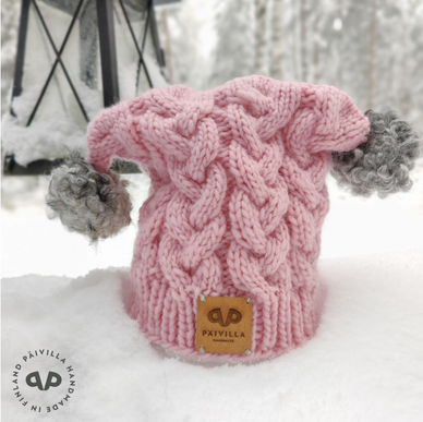 Päivillan Helmi -pipa neuleohje (OneSize)