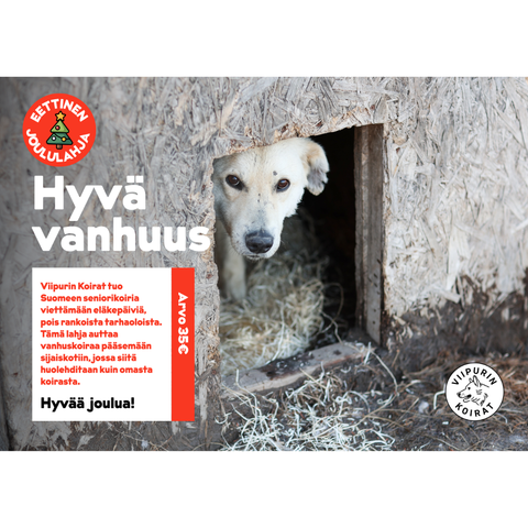 Eettinen joululahja: Hyvä vanhuus, arvo 35 €