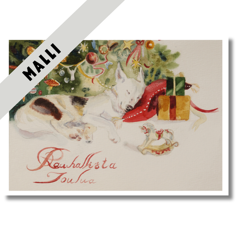 Joulukortti Joulun rauhaa