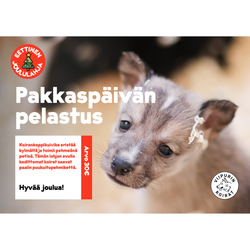 Eettinen joululahja: Pakkaspäivän pelastus, arvo 30 €