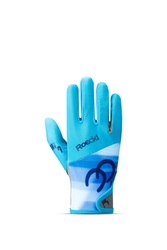 Roeckl Koppl lasten ratsastushanskat, pinkki ja turkoosi