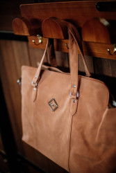 Grooming Deluxe Chestnut Weekend Bag, ruskea