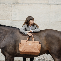 Grooming Deluxe Chestnut Weekend Bag, ruskea