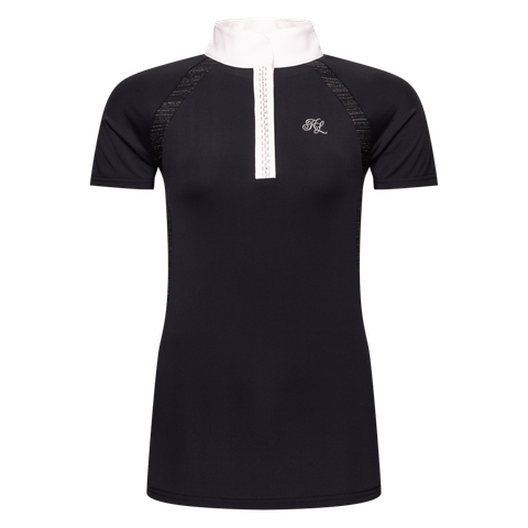 Kingsland Cedrika naisten lyhythihainen kisapaita, valkoinen ja tummansininen