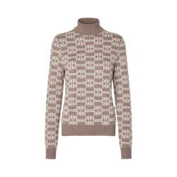 Kingsland Annabella pooloneule, beige/valkoinen