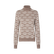 Kingsland Annabella pooloneule, beige/valkoinen