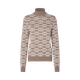 Kingsland Annabella pooloneule, beige/valkoinen