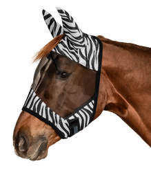 Zebra Fly Mask