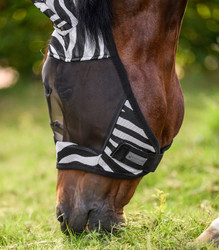 Zebra Fly Mask