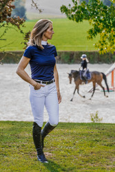 Equitheme Suzanne kisapaita, beige ja tummansininen