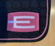 Equiline Octagon E-logo Glitter satulahuopa, este/yleis, eri värejä