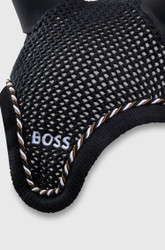 BOSS Equestrian Signature korvahuppu, musta