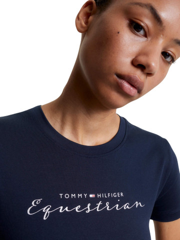 Tommy Hilfiger Brooklyn Graphik naisten T-paita, tummansininen