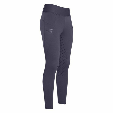 Euro-Star Easy-Rider Don FullGrip lasten ratsastuslegginsit fleecevuorella, navy