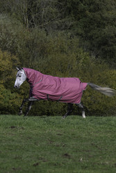 Bucas Freedom Turnout 300g fullneck ulkoloimi, rasberry & smoke grey